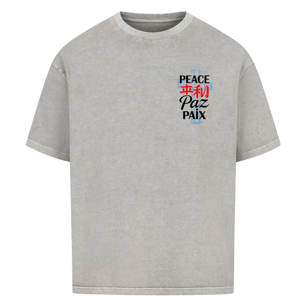 PEACE - Cosmic Flow Oversize Shirt - Lunaura