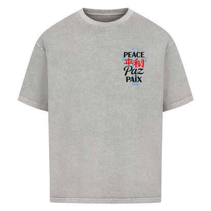 PEACE - Cosmic Flow Oversize Shirt - Lunaura