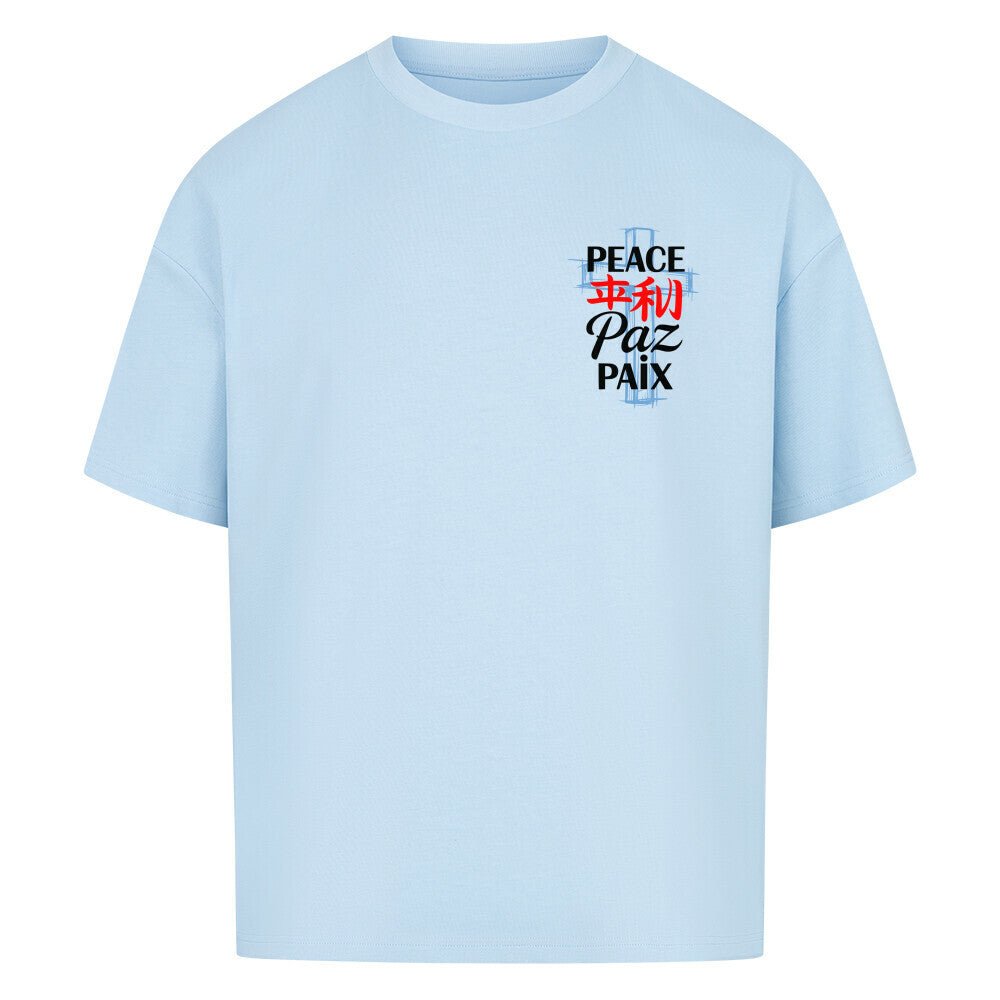 PEACE - Cosmic Flow Oversize Shirt - Lunaura