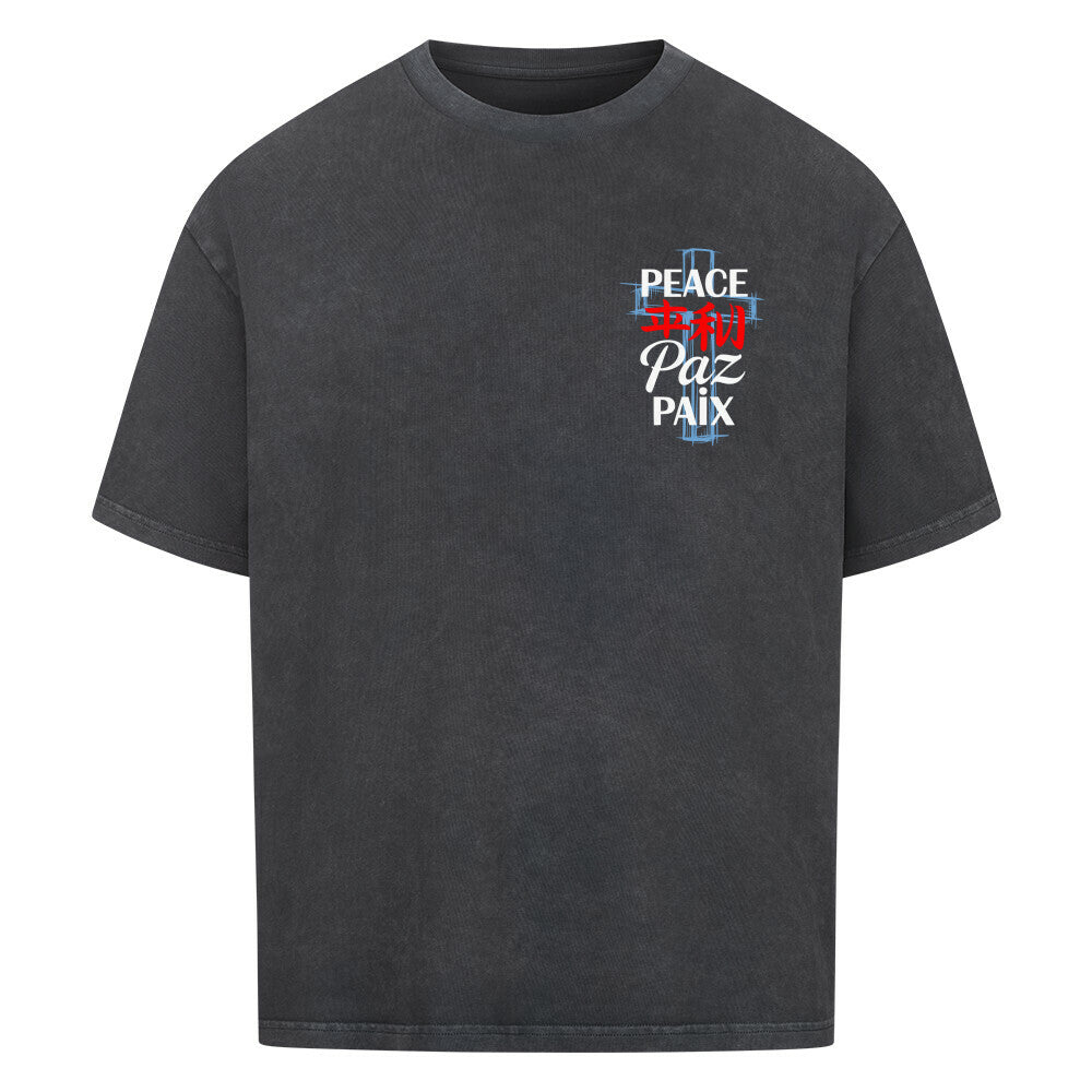 PEACE - Cosmic Flow Oversize Shirt - Lunaura