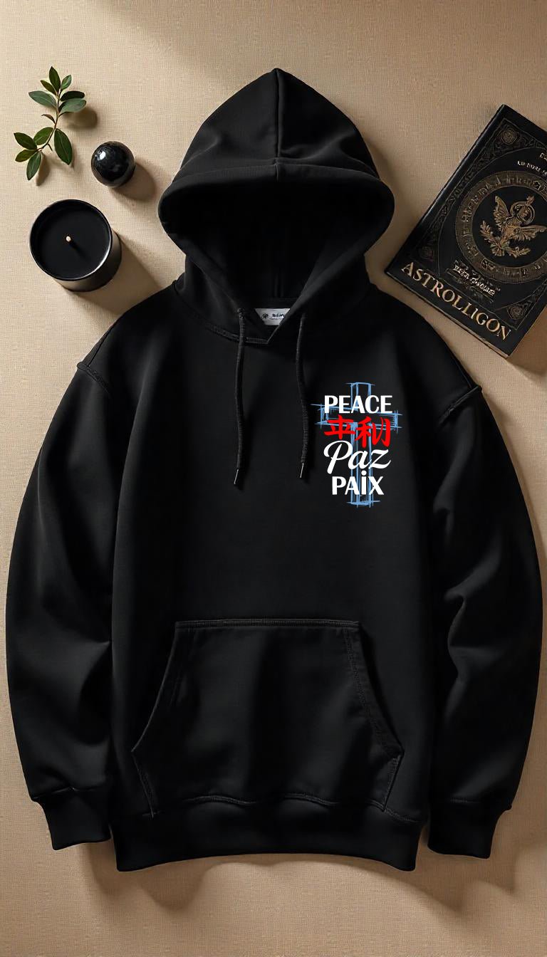 PEACE - Shadow Shell Oversize Hoodie - Lunaura