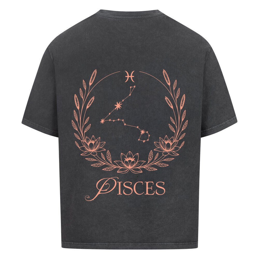 Pisces - Fisch Cosmic Flow Oversize Shirt - Lunaura