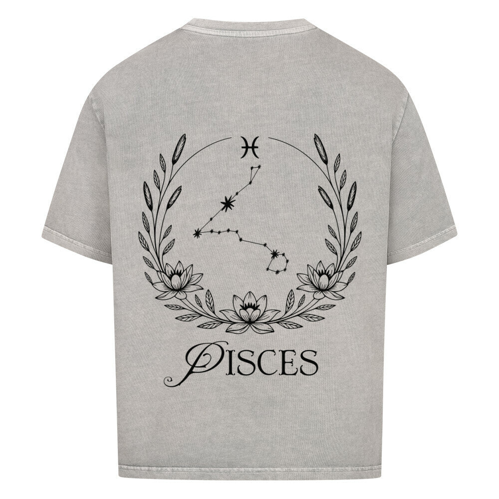 Pisces - Fisch Cosmic Flow Oversize Shirt - Lunaura