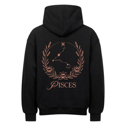 Pisces - Fisch Shadow Shell Oversize Hoodie - Lunaura