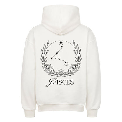 Pisces - Fisch Shadow Shell Oversize Hoodie - Lunaura