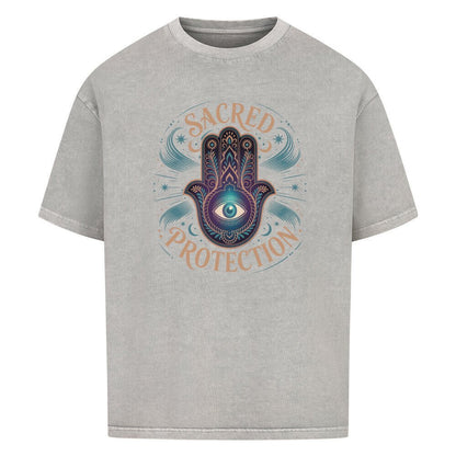 Sacred Protection - Cosmic Flow Oversize Shirt - Lunaura