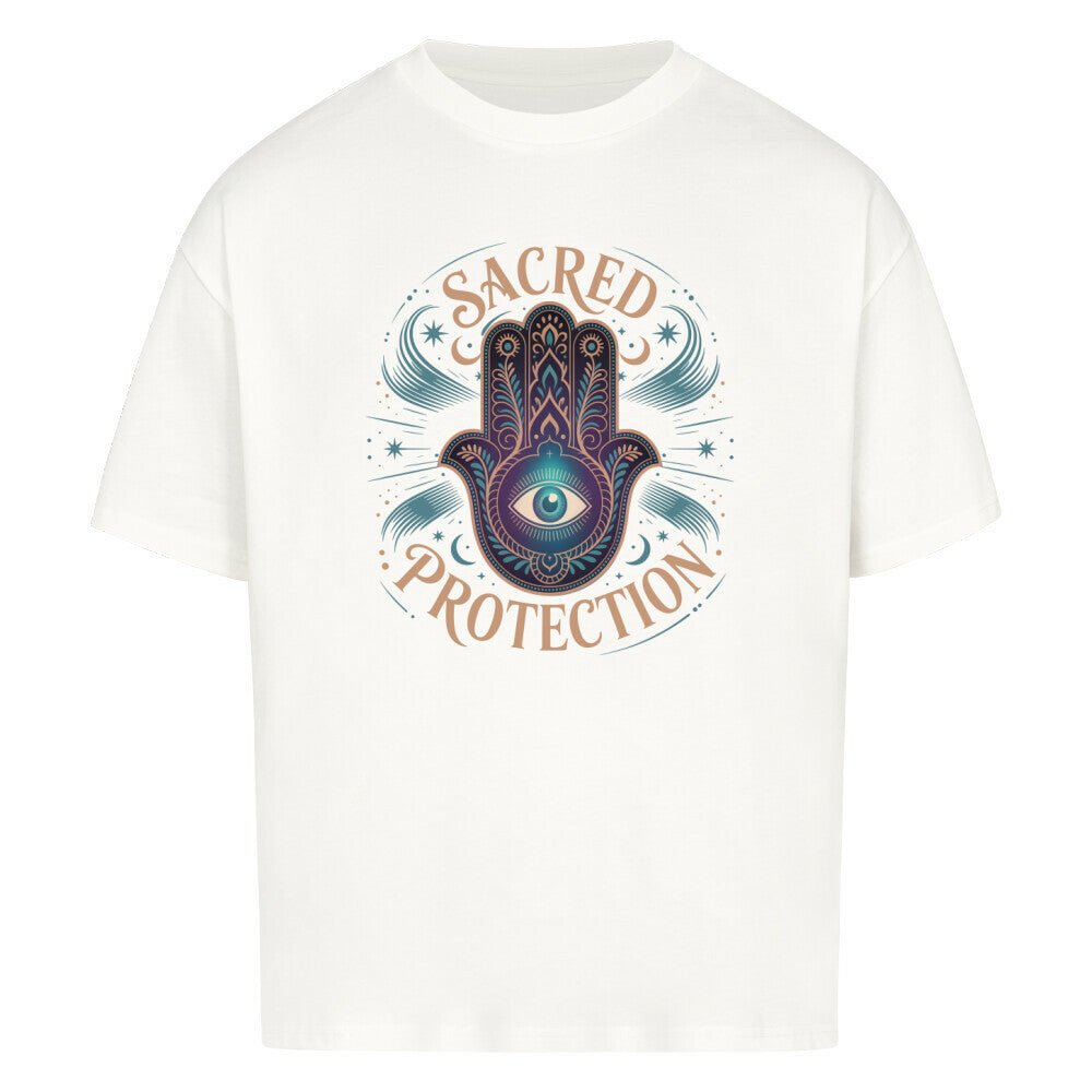 Sacred Protection - Cosmic Flow Oversize Shirt - Lunaura