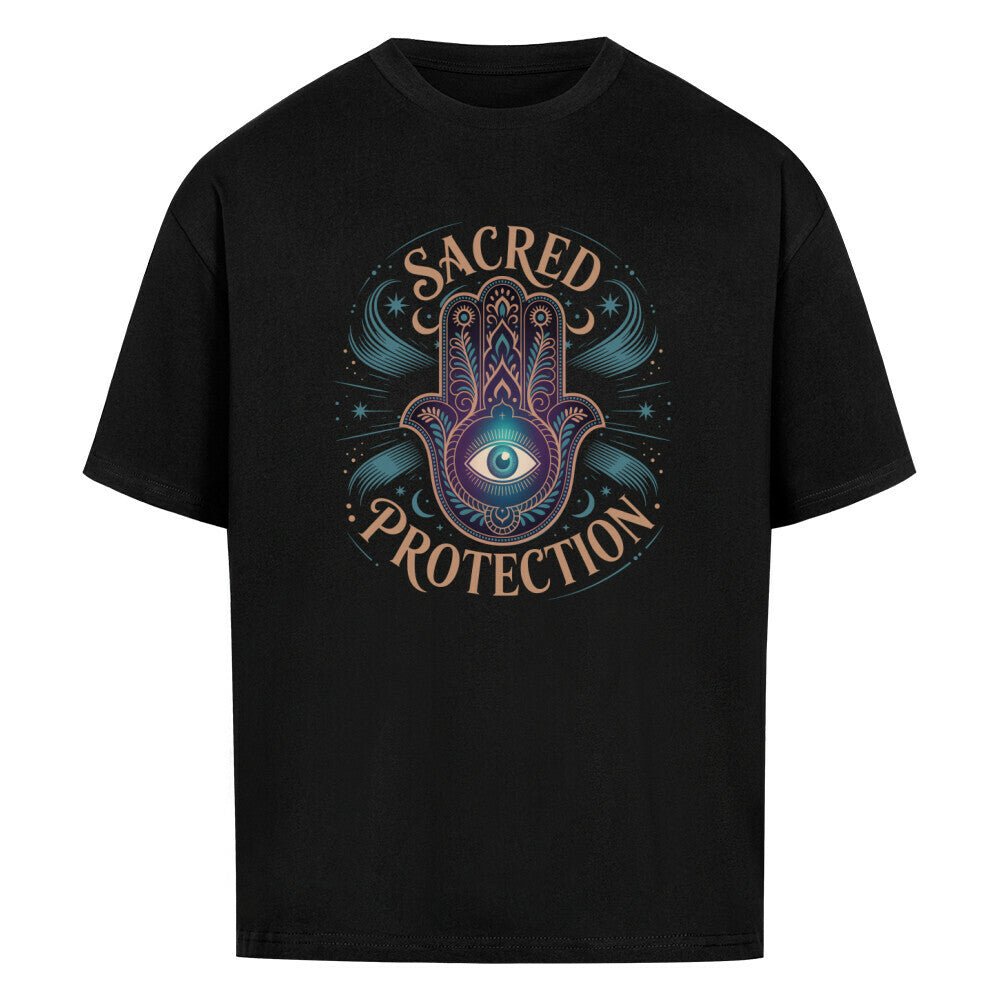 Sacred Protection - Cosmic Flow Oversize Shirt - Lunaura
