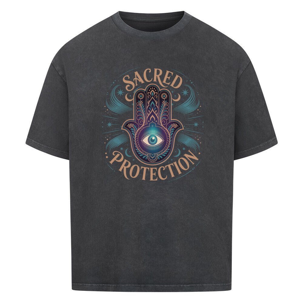 Sacred Protection - Cosmic Flow Oversize Shirt - Lunaura