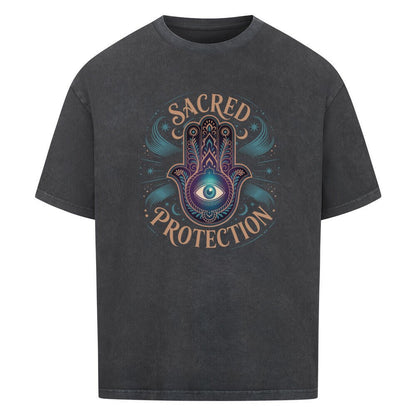 Sacred Protection - Cosmic Flow Oversize Shirt - Lunaura