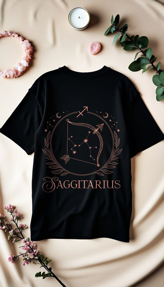 Saggitarius - Schütze Cosmic Flow Oversize Shirt - Lunaura