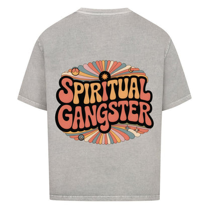 Spiritual Gangster Retro - Cosmic Flow Oversize Shirt - Lunaura