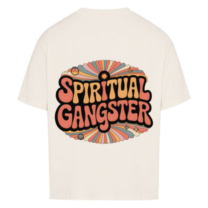 Spiritual Gangster Retro - Cosmic Flow Oversize Shirt - Lunaura