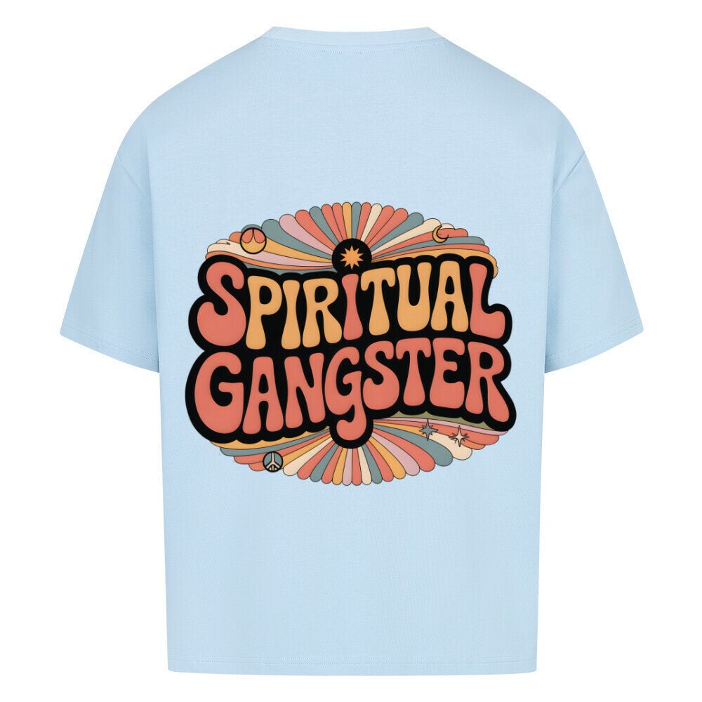 Spiritual Gangster Retro - Cosmic Flow Oversize Shirt - Lunaura
