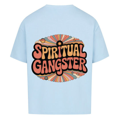 Spiritual Gangster Retro - Cosmic Flow Oversize Shirt - Lunaura