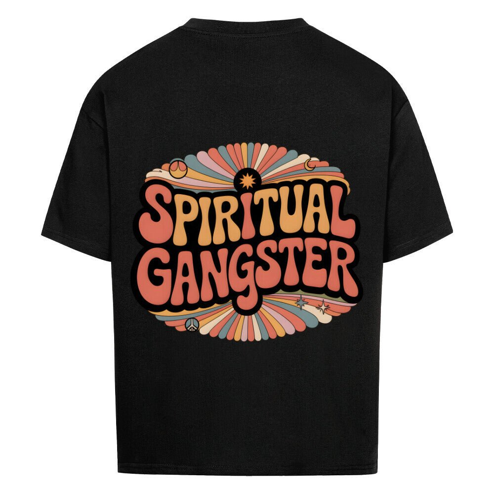 Spiritual Gangster Retro - Cosmic Flow Oversize Shirt - Lunaura