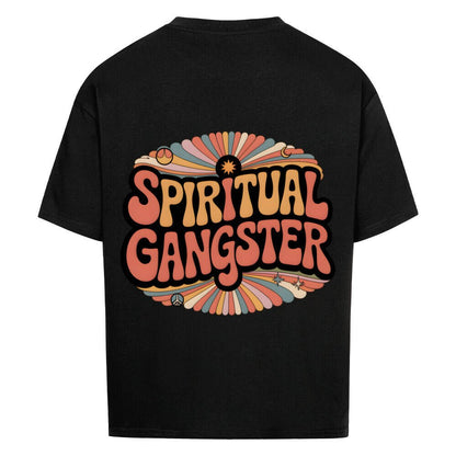 Spiritual Gangster Retro - Cosmic Flow Oversize Shirt - Lunaura