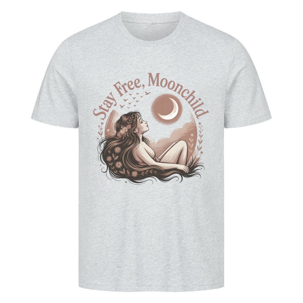 Stay Free, Moonchild - Unisex Organic T-Shirt - Lunaura