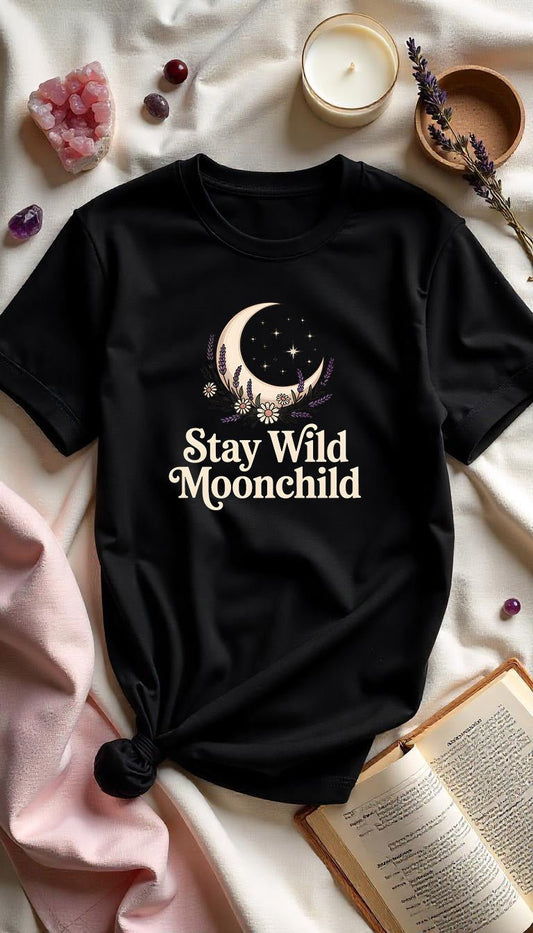 Stay Wild, Moonchild - SoulFit Organic Women Shirt - Lunaura