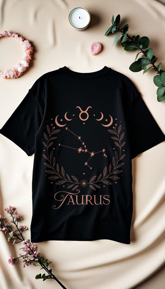 Taurus - Stier Cosmic Flow Oversize Shirt - Lunaura