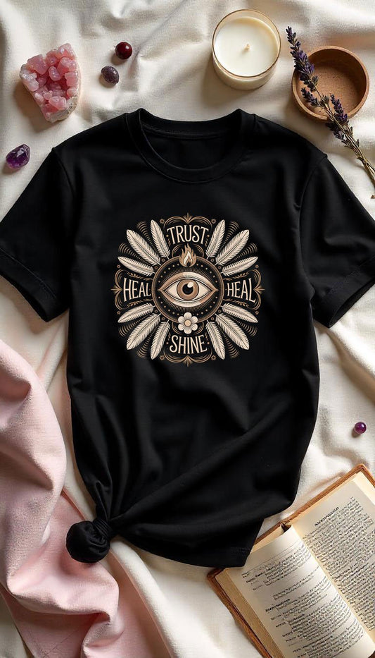 Trust and Shine - SoulFit Organic Women Shirt - Lunaura