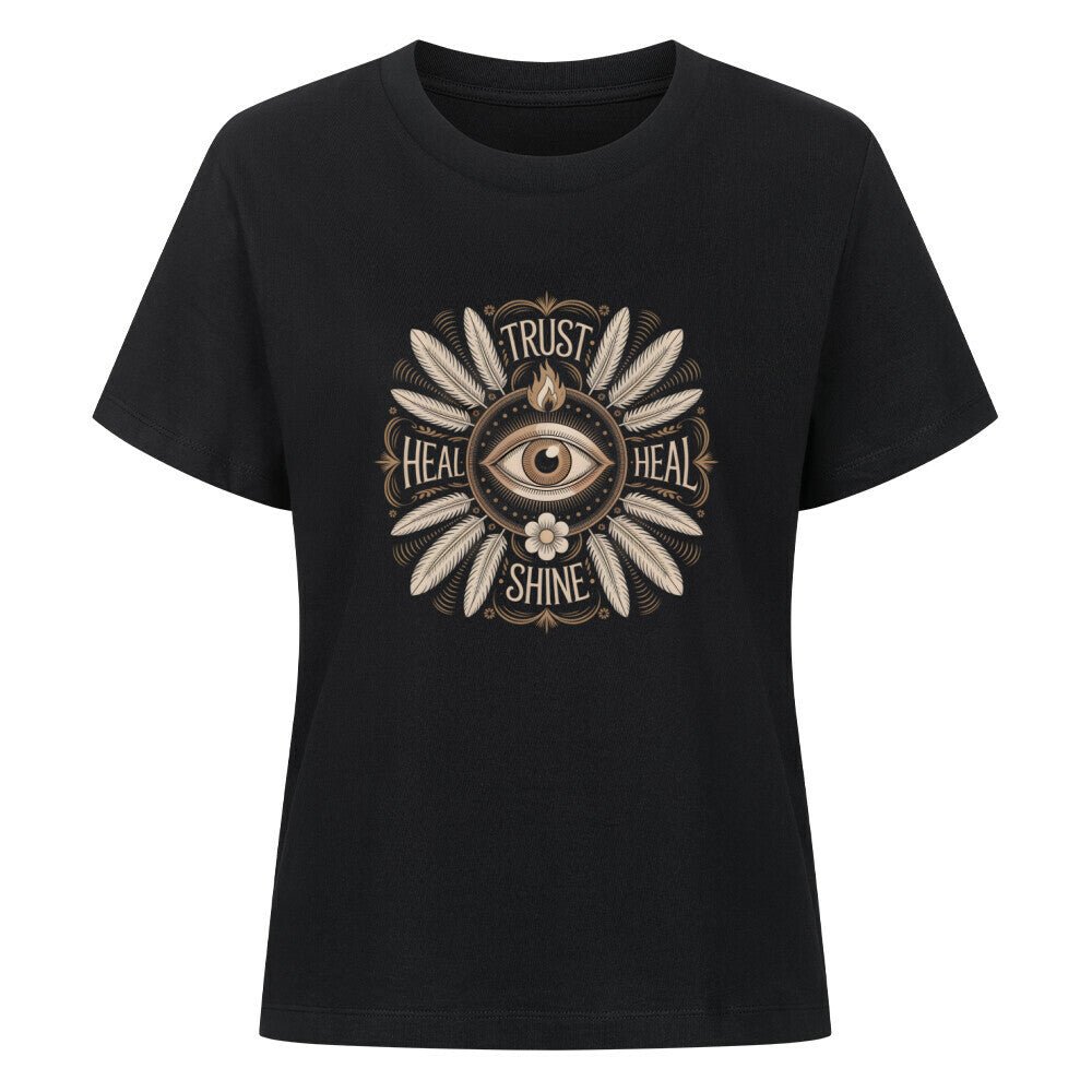 Trust and Shine - SoulFit Organic Women Shirt - Lunaura