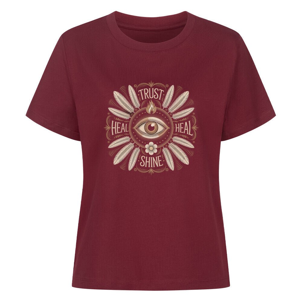 Trust and Shine - SoulFit Organic Women Shirt - Lunaura