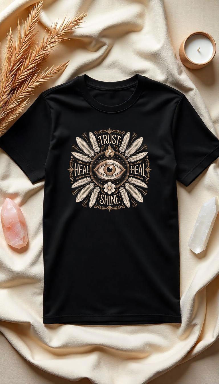 Trust and Shine - Unisex Organic T-Shirt - Lunaura
