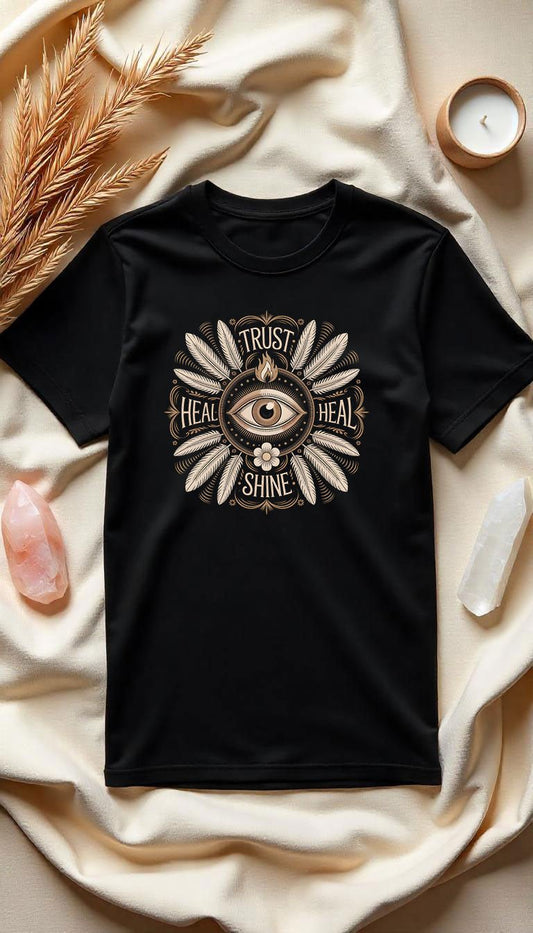 Trust and Shine - Unisex Organic T-Shirt - Lunaura