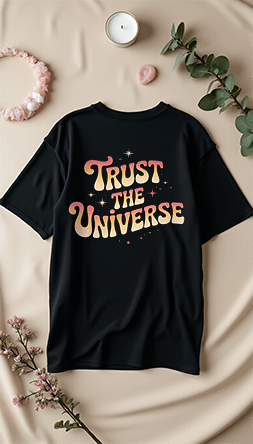 Trust - Cosmic Flow Oversize Shirt - Lunaura