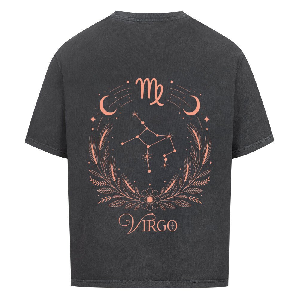 Virgo - Jungfrau Cosmic Flow Oversize Shirt - Lunaura