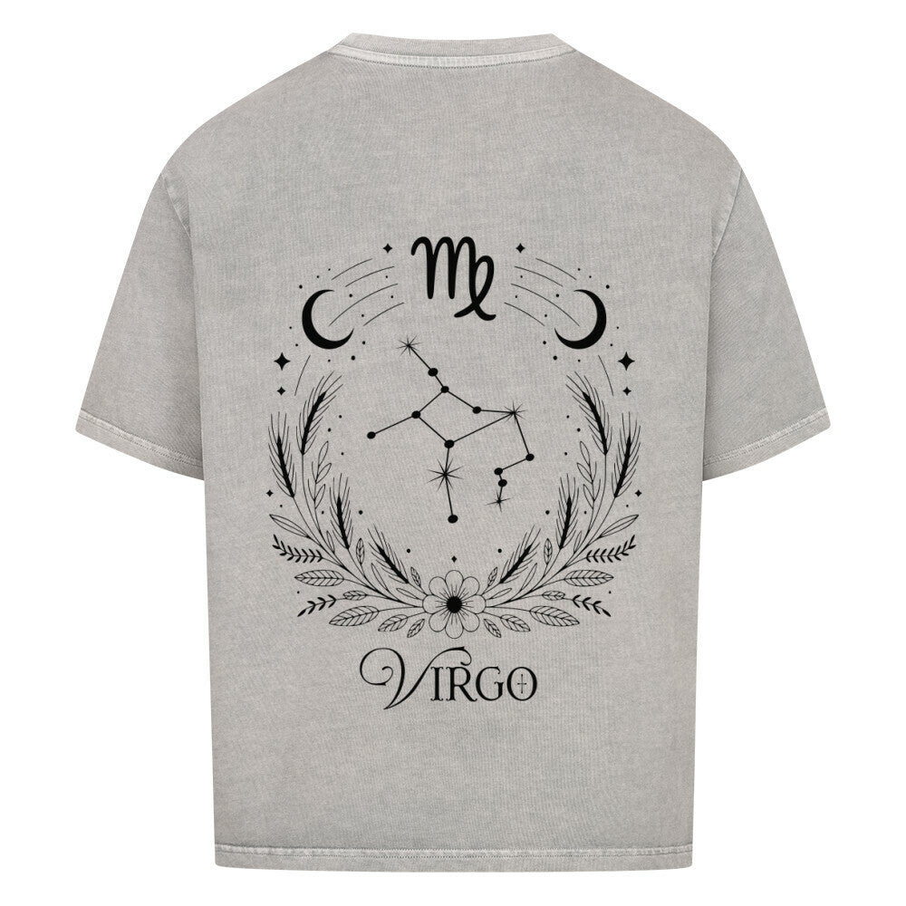 Virgo - Jungfrau Cosmic Flow Oversize Shirt - Lunaura