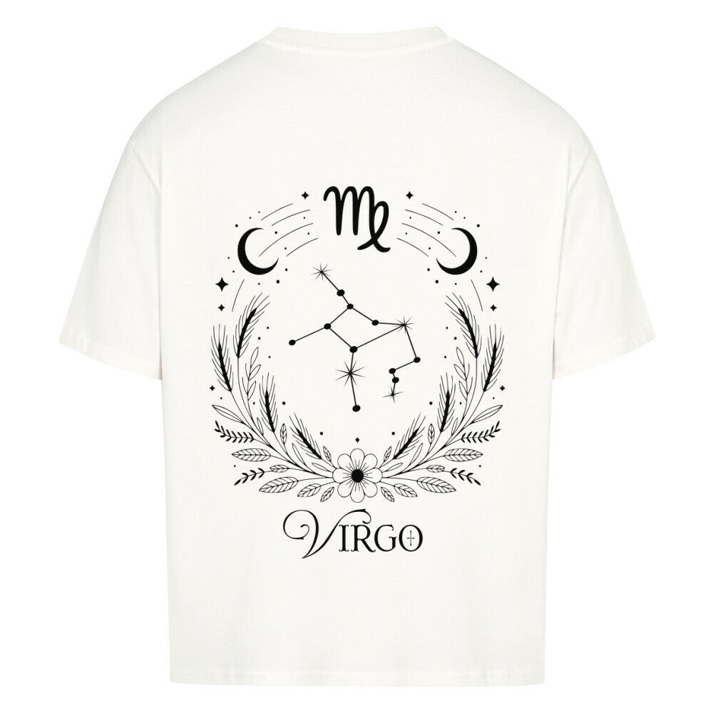 Virgo - Jungfrau Cosmic Flow Oversize Shirt - Lunaura