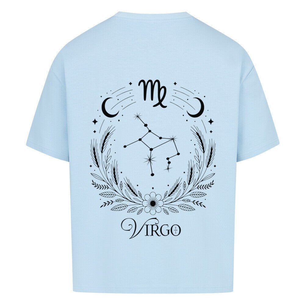 Virgo - Jungfrau Cosmic Flow Oversize Shirt - Lunaura