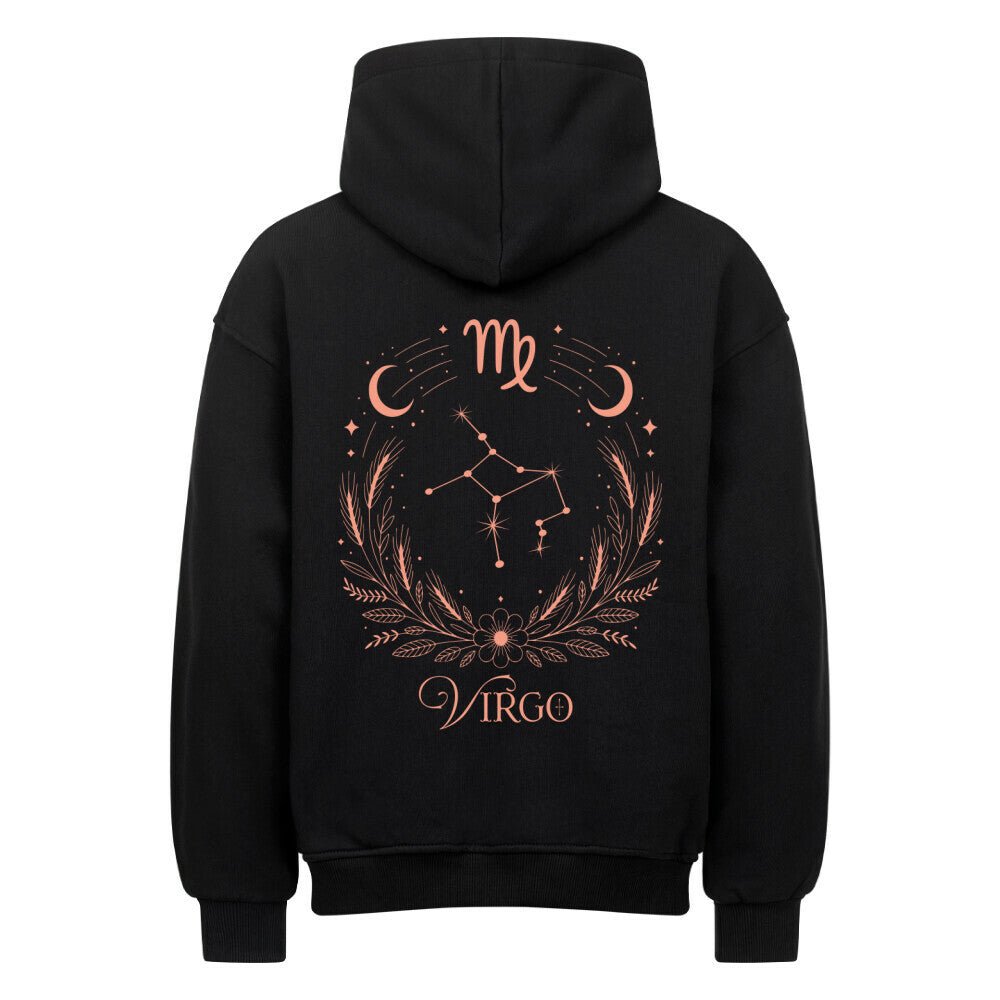 Virgo - Jungfrau Shadow Shell Oversize Hoodie - Lunaura