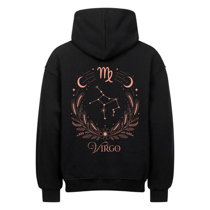 Virgo - Jungfrau Shadow Shell Oversize Hoodie - Lunaura