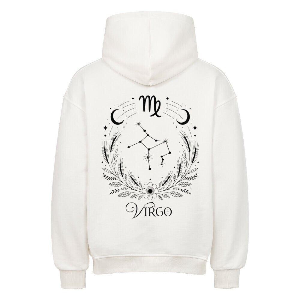 Virgo - Jungfrau Shadow Shell Oversize Hoodie - Lunaura