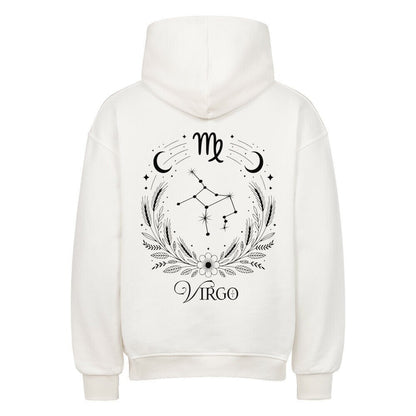 Virgo - Jungfrau Shadow Shell Oversize Hoodie - Lunaura
