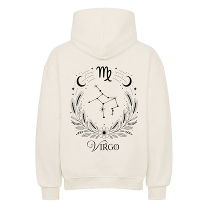 Virgo - Jungfrau Shadow Shell Oversize Hoodie - Lunaura